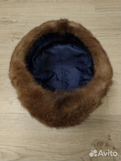 Норковая шапка мужская новая