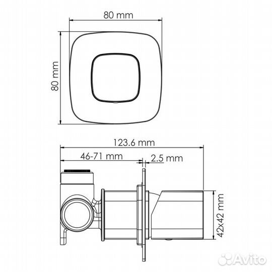 Душевая система wasserkraft Saale SET2827 белый матовый