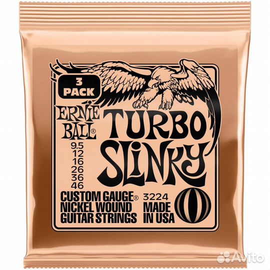 Струны для электрогитары Ernie Ball 3224 Nickel Wo