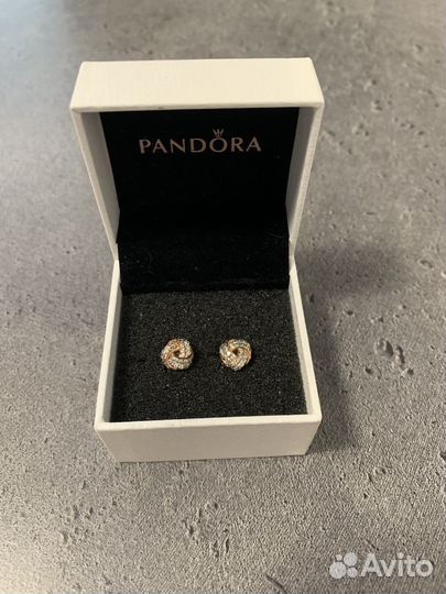 Кольцо и серьги pandora