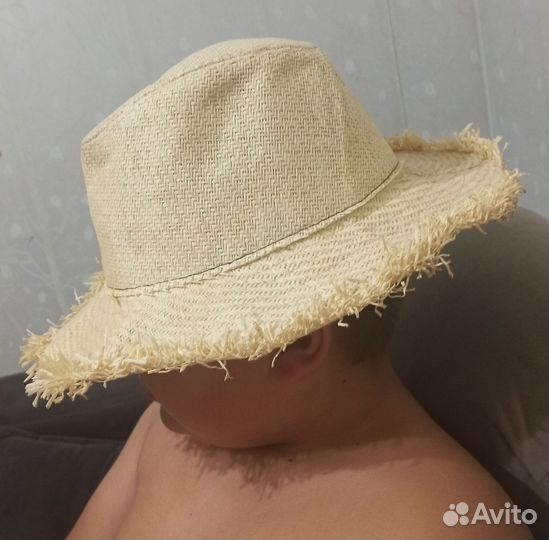 Соломенная шляпа мужская