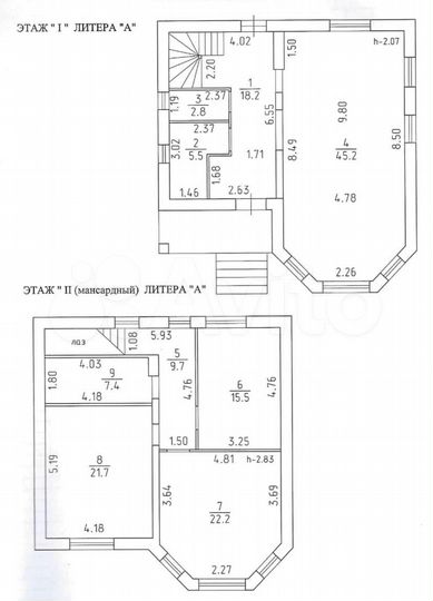 Коттедж 149,8 м² на участке 13 сот.