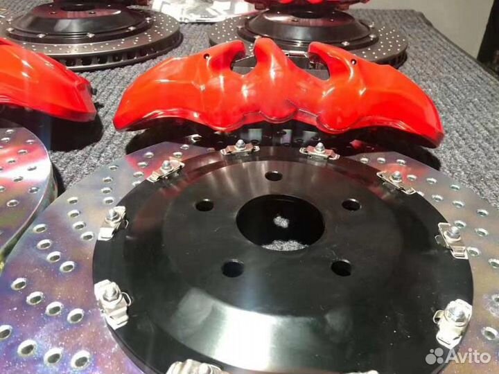 Тюнинг тормоза Kia Mohave 1 Brembo M6 перед