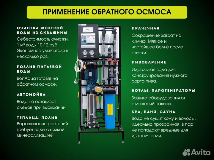 Обратный осмос 250 л/час