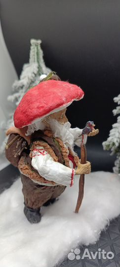 Ватные елочные игрушки