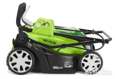 Газонокосилка Greenworks G40LM35 40V (35 см)