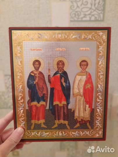 Иконы. Николай Чудотворец, Богородица, Михаил