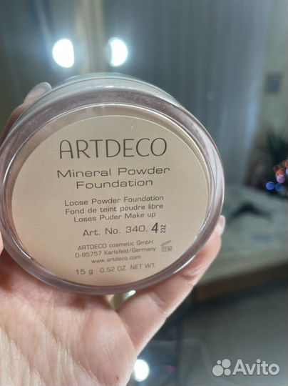Art Deco минеральная рассыпчатая пудра