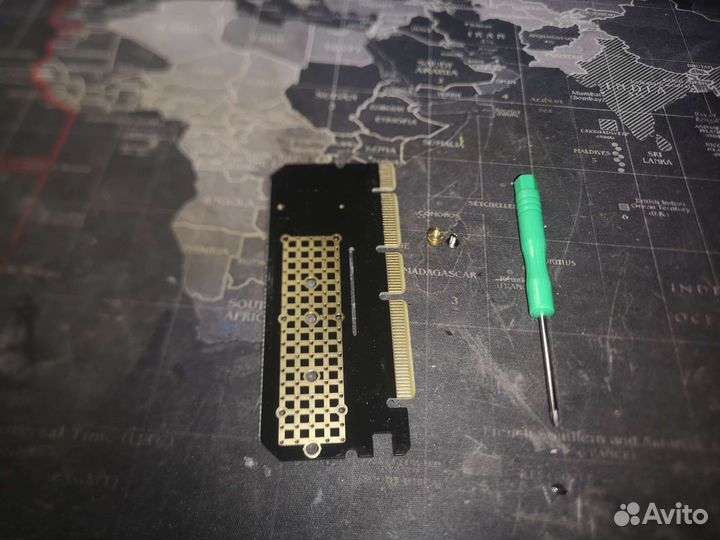 Переходник Orient C299E PCI-E 16x to ngff M.2