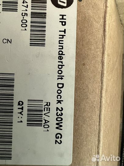 Док станция HP Thunderbolt Dock 230W G2