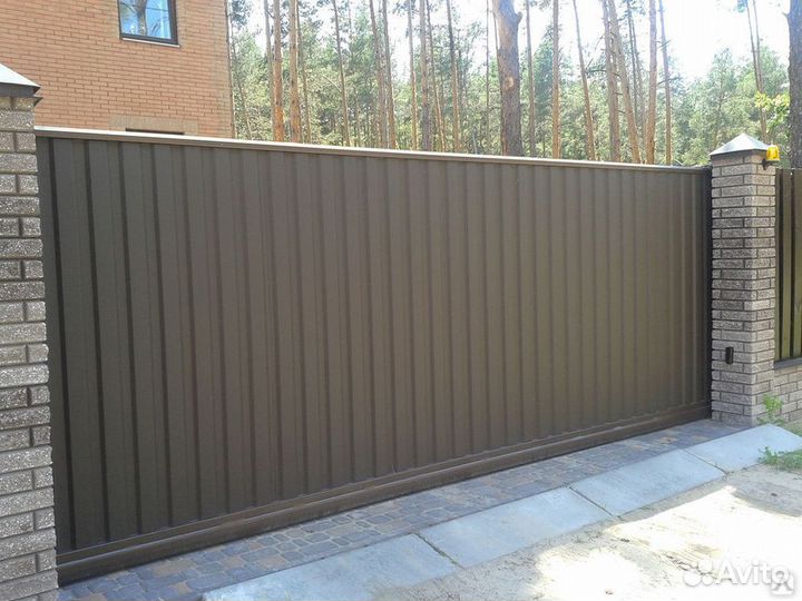 Откатные ворота Сдвижные