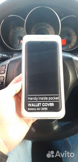 Чехол-книжка на самсунг А6+ 2018г
