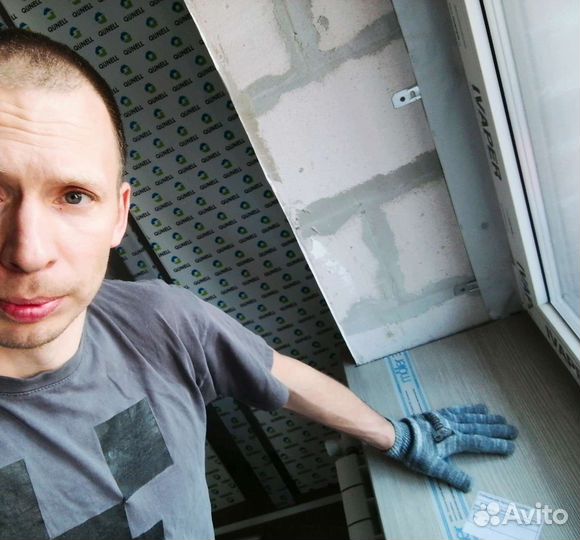 Откосы на окна, ремонт окна, подоконники, сетки