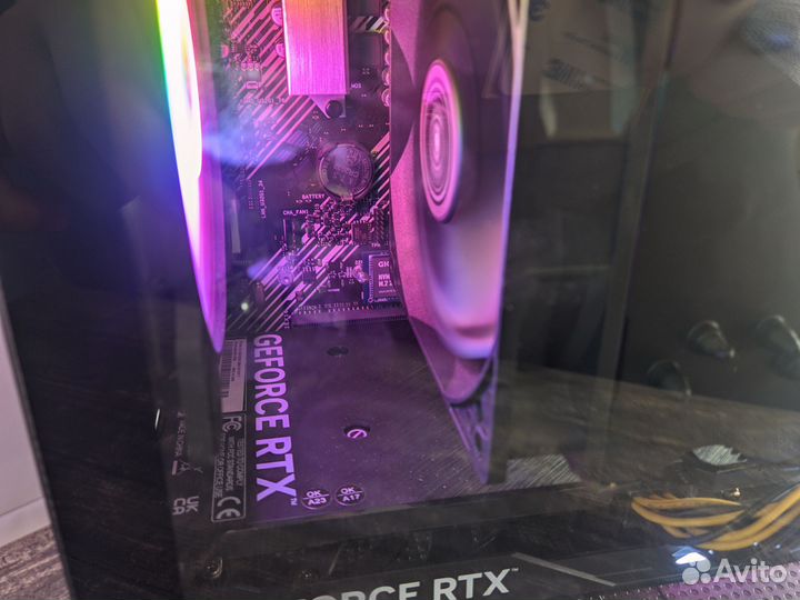 Игровой пк RTX 4060, ryzen 5 5600, 16gb, ssd m2