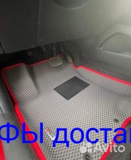 Эва Коврики 3D с бортами для авто