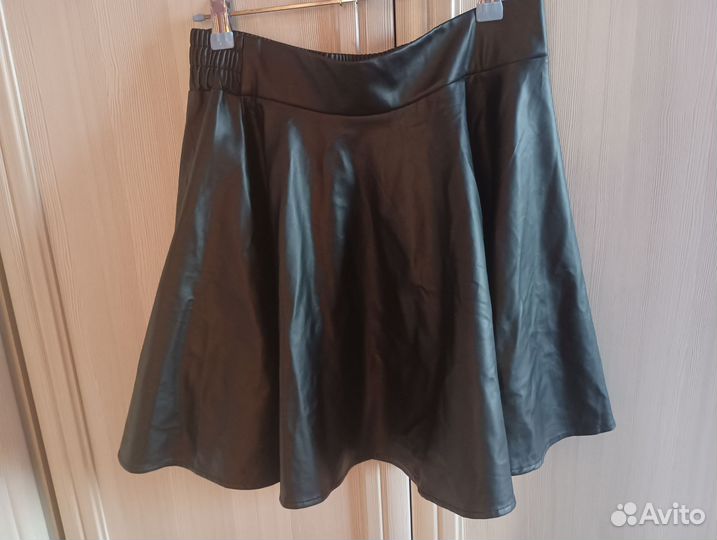 Кожаная юбка