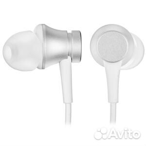 Наушники Xiaomi Mi Earphones Piston Basic, серебро