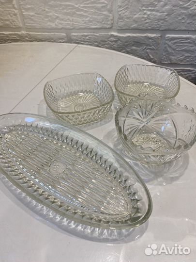 Посуда хрусталь, стекло СССР