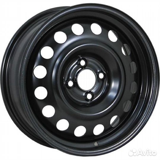 Eurodisk 64A45Z : 6x15 4*100 Et:45 Dia:56,6 Black