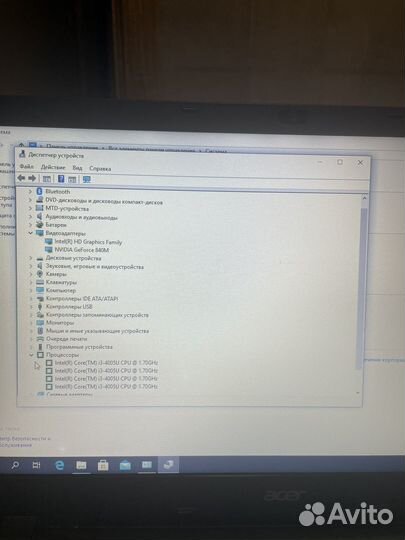 Игровой ноутбук acer /i3/8gb/ssd480/nvidia820
