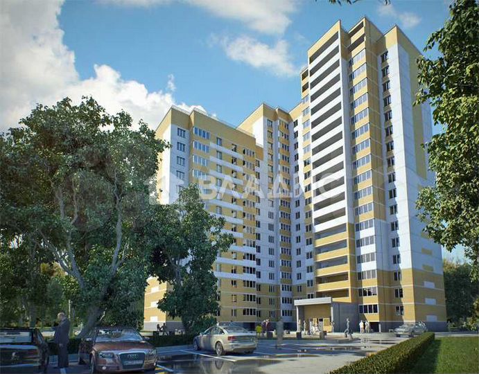 2-к. квартира, 71,4 м², 7/16 эт.