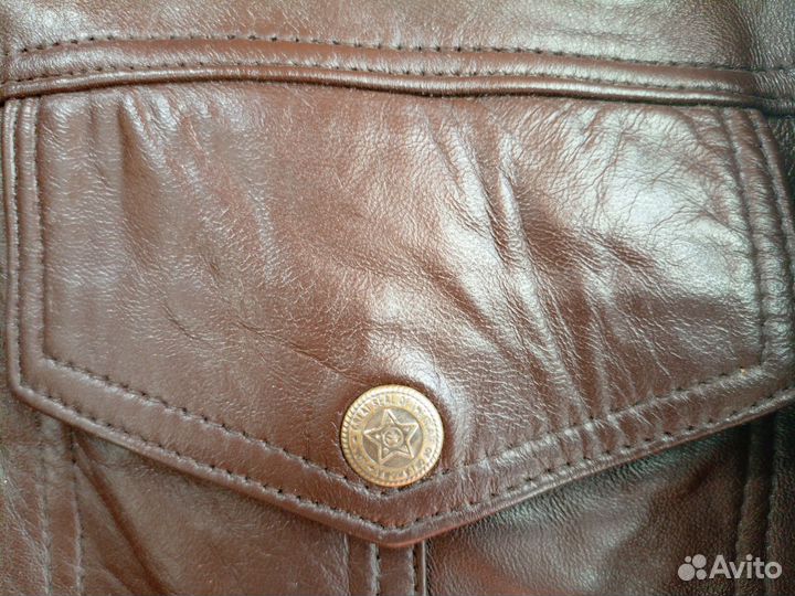 Кожаная куртка 50-52