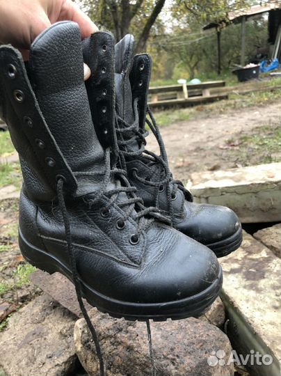 Берцы кожаные 35