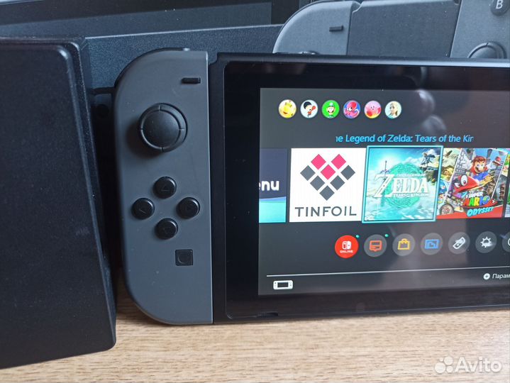 Nintendo Switch прошит 256Gb + 60 игр