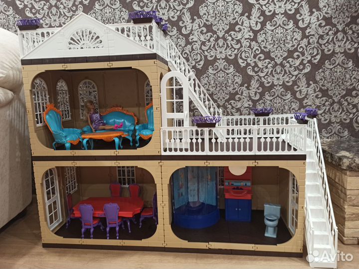 Домик кукольный для барби