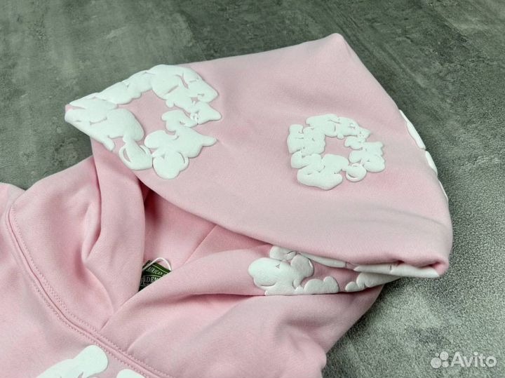 Худи Denim tears розовое