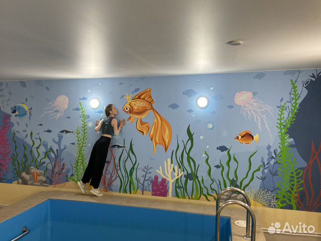 Роспись стен и мебели