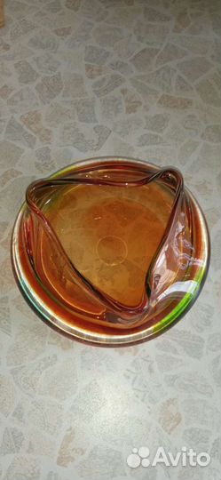 Пепельница хрустальная СССР