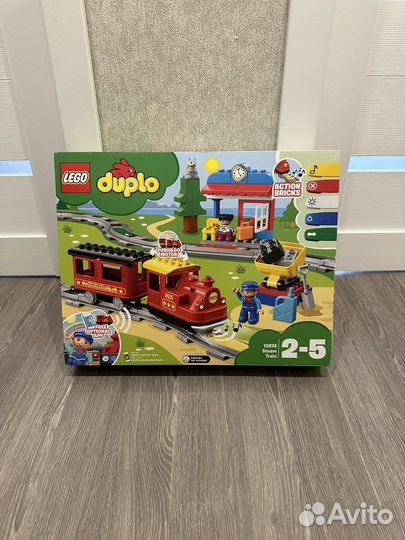 Lego duplo Town Поезд на паровой тяге 10874
