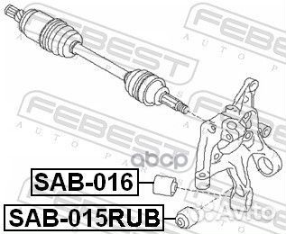 Сайленблок задней цапфы (subaru impreza G12 2007)