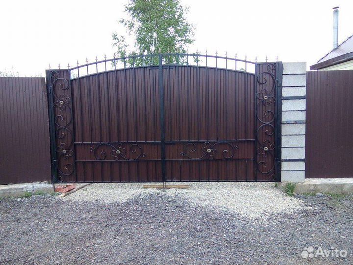 Ворота кованые