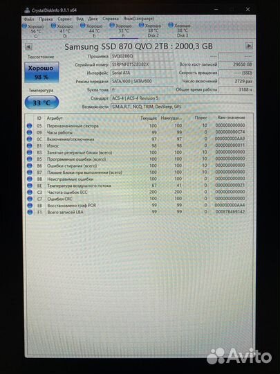 SSD Samsung 870QVO 2Tb