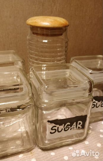 Банки для сыпучих продуктов 1200 мл