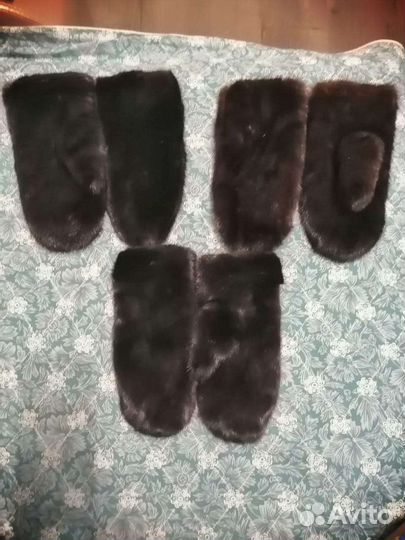 Норковые варежки