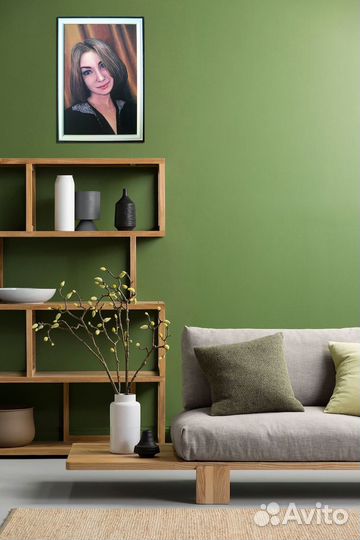 Портрет с фото маслом на холсте