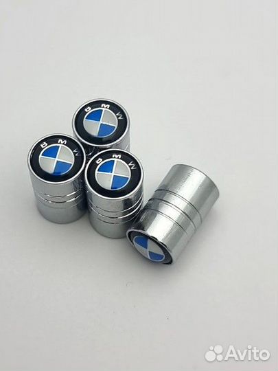 Комплект хромированных колпачков BMW