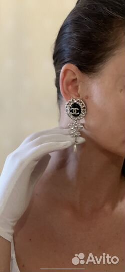 Серьги Chanel, Premium в упаковке