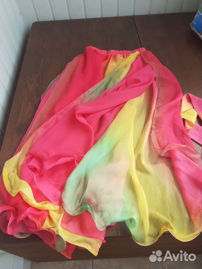 Костюм и юбки трёхцветные для восточных танцев