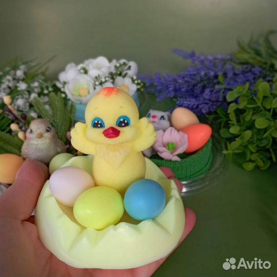 Пасхальные сувениры из мыла