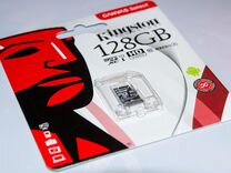 Micro SD 128 GB Kingston - 10й класс скорости Нова