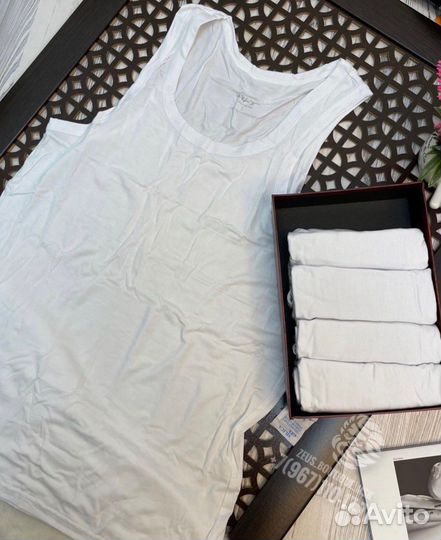 Майка мужская Stefano Ricci белый