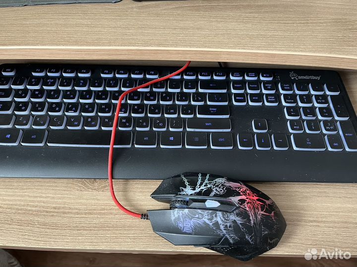 Пк + монитор + мышь и клавиатура