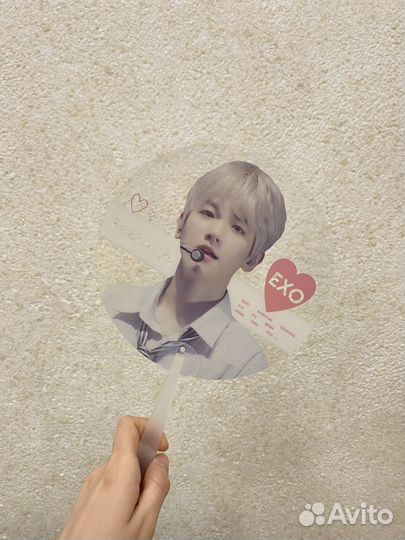 Веер с Бэкхёном (стафф из Кореи)