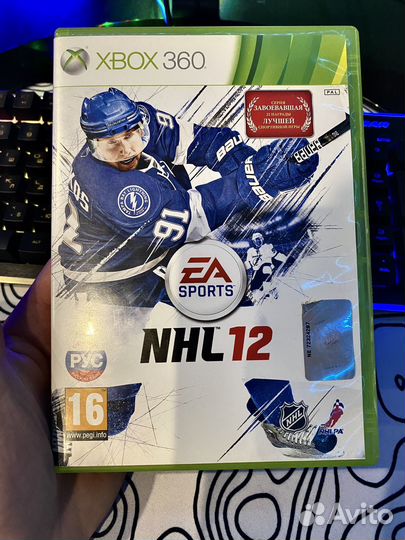 Диск для xbox 360 NHL 12