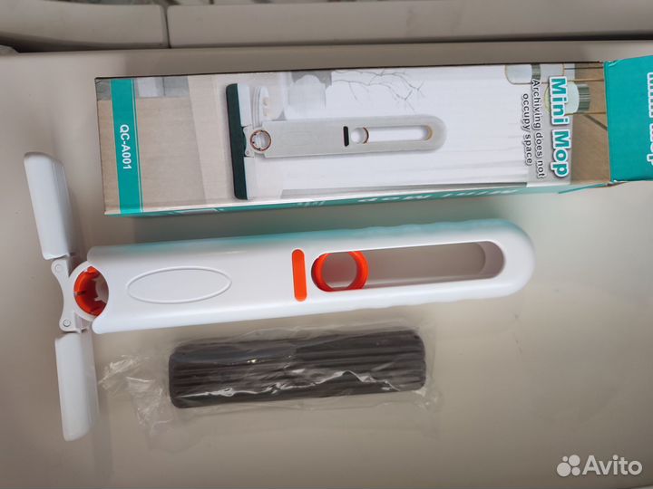 Мини швабра для уборки с отжимом