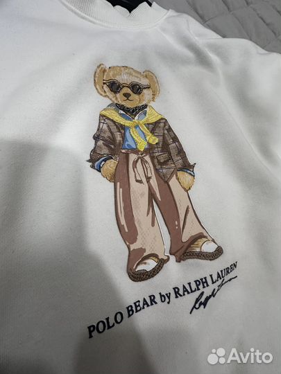 Свитшот с мишкой polo bear ralph lauren